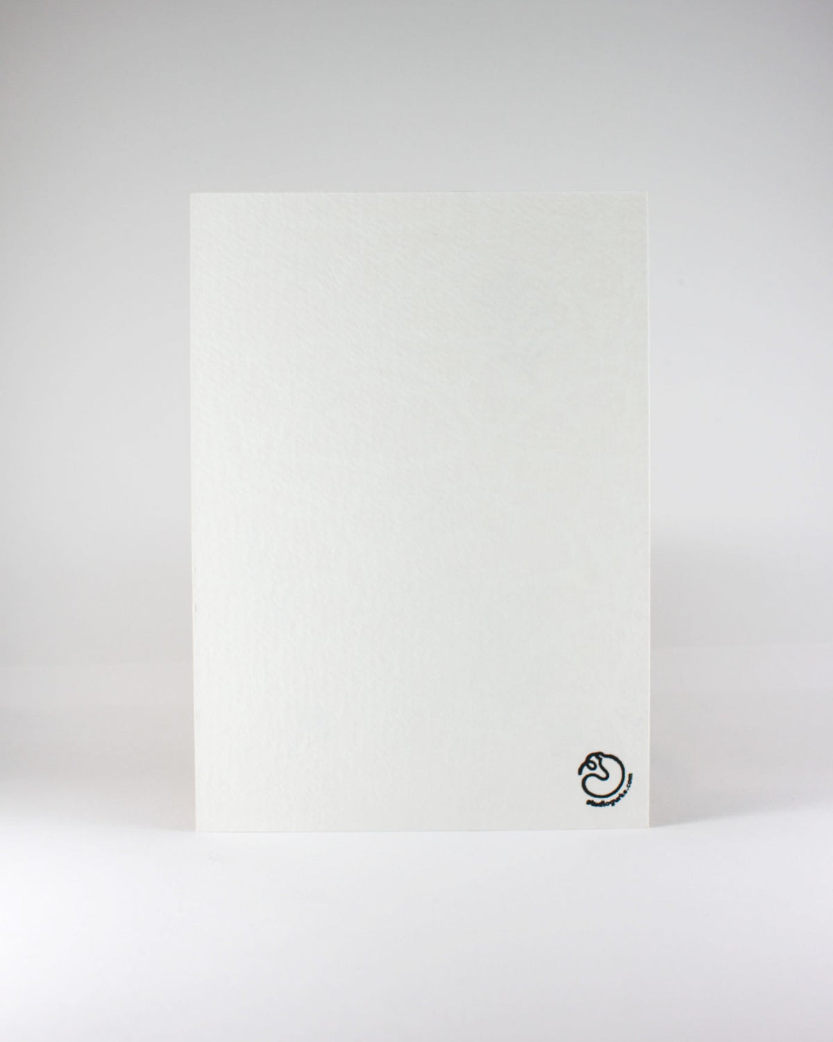 Girl Power Postkarte – handgedruckte Karte mit feministischem Muster